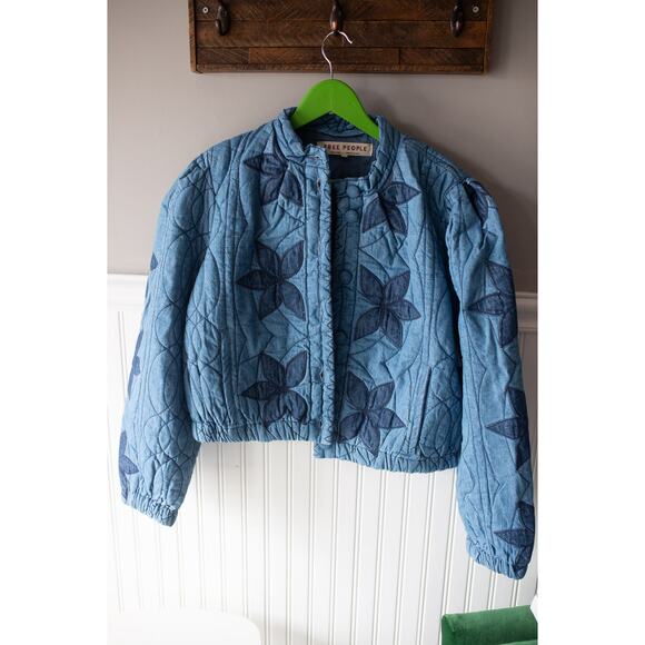 Free People Quinn Quilted Jacket Medium NEW - Picture 3 of 6